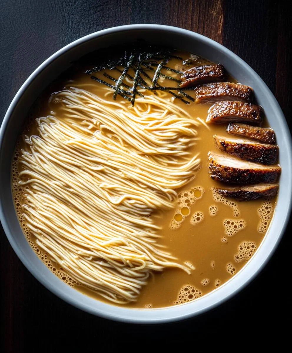 Bouillon Ramen Façon Tonkotsu au Bœuf : Riche & Fait Maison