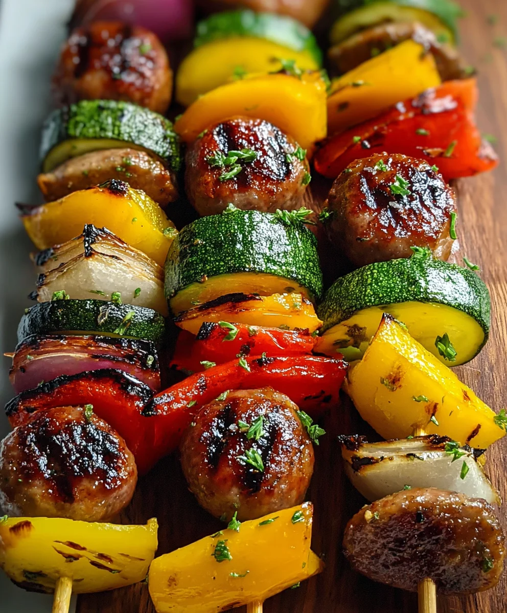 Brochettes de Bœuf Grillées & Légumes Marinés : Un Délice
