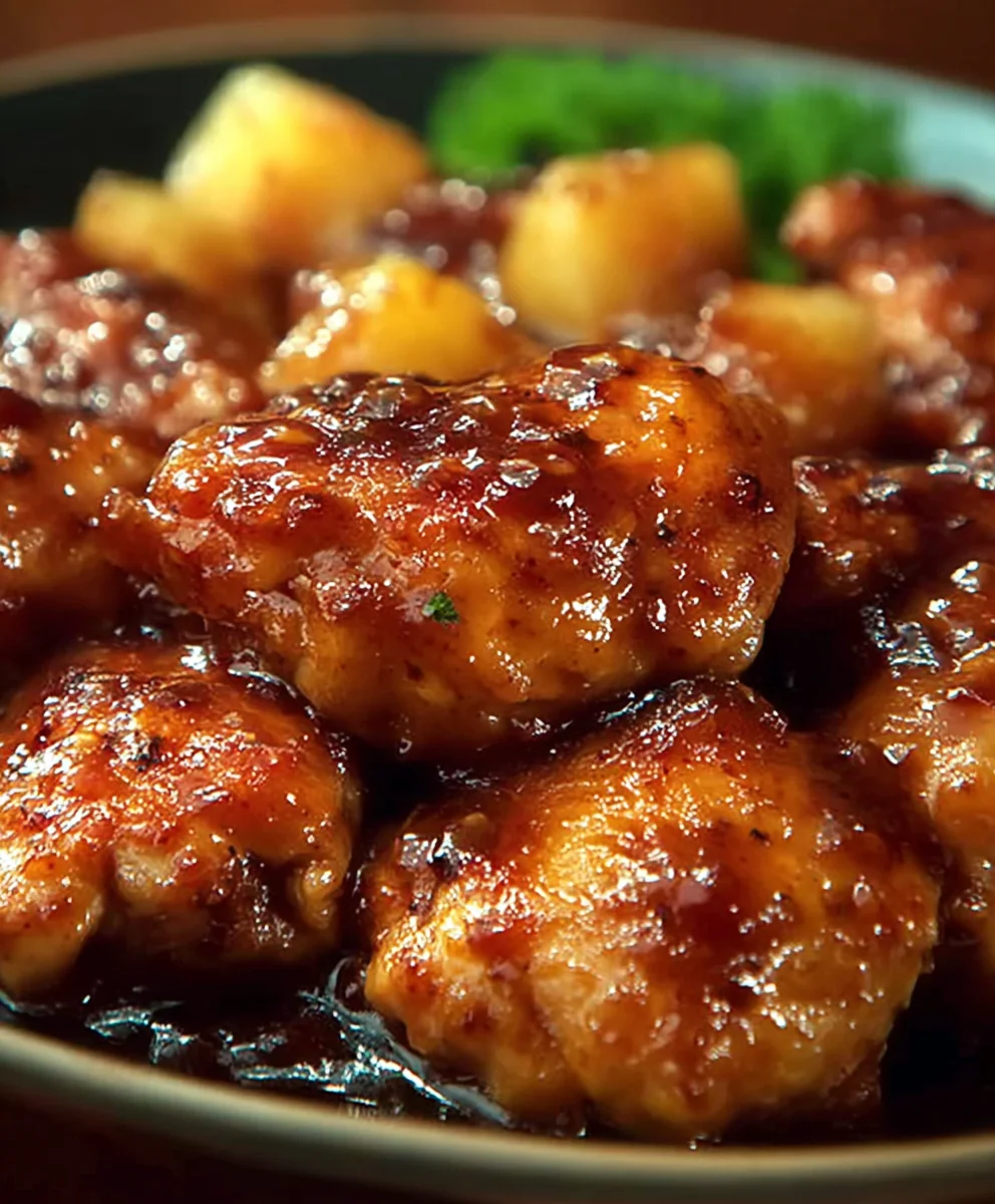 Poulet Hawaïen Sucré à la Mijoteuse : Recette Facile & Rapide