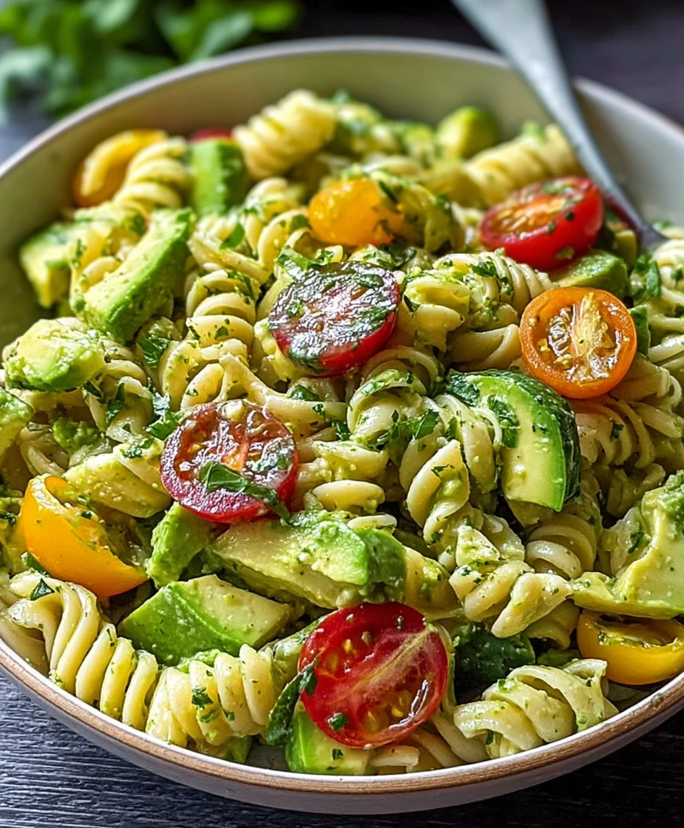 Salade de Pâtes Avocat Citron Vert : Fraîcheur Gourmande