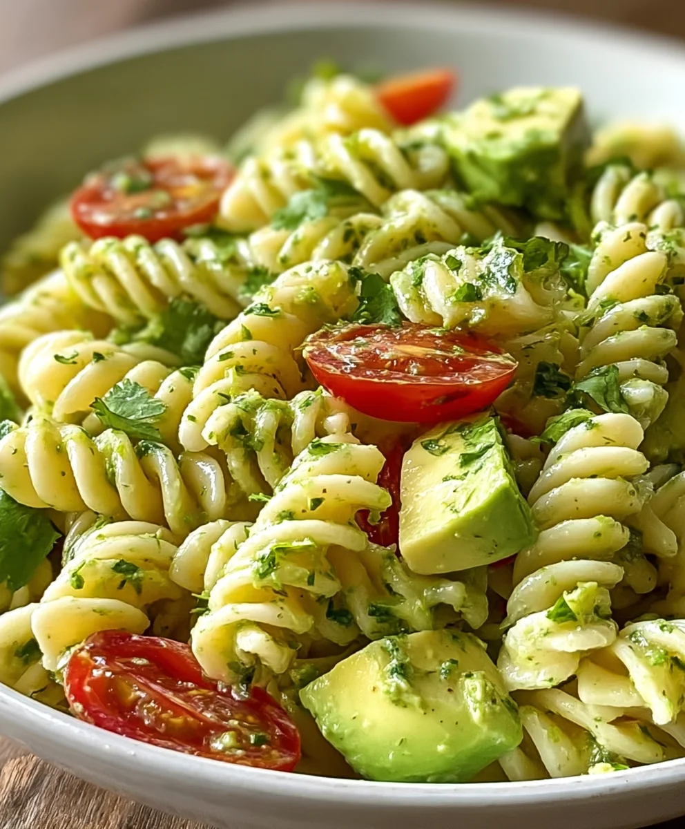 Salade de Pâtes Avocat Citron Vert : Fraîcheur Gourmande