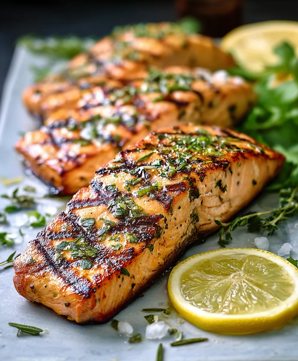 Saumon Grillé Citron & Herbes : Saveur Estivale Zestée