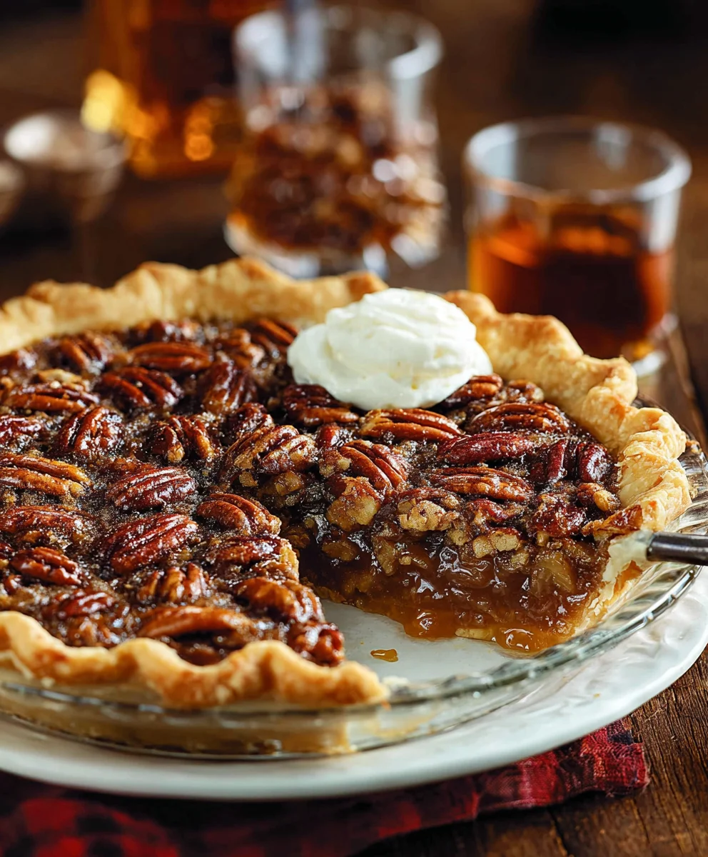 Tarte Pécan Fête des Pères : Arôme Bourbon Sans Alcool Irrésistible