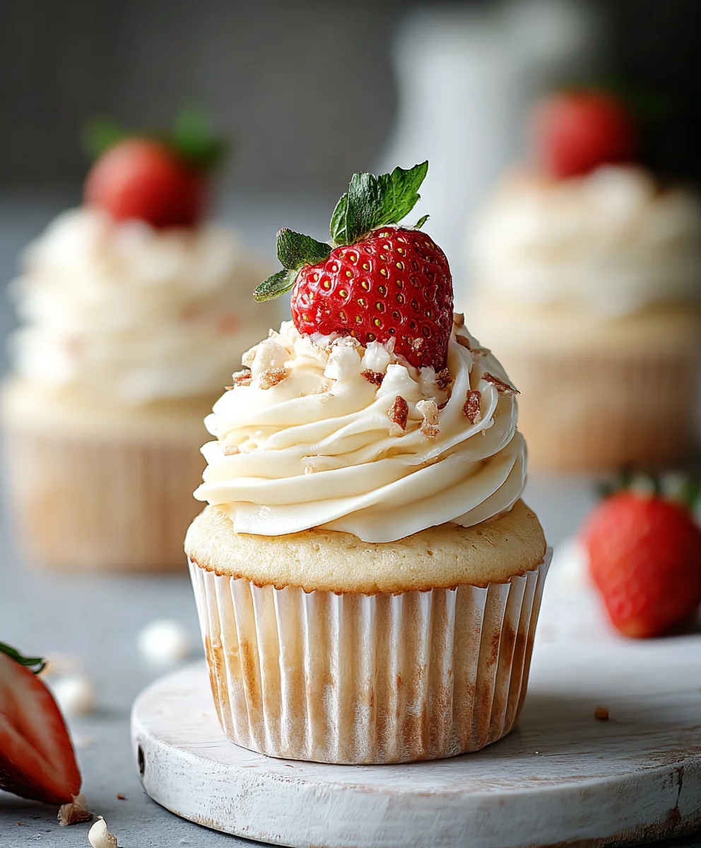 Recette Cupcakes Fraise Chocolat Blanc : Plaisir Sucré Garanti