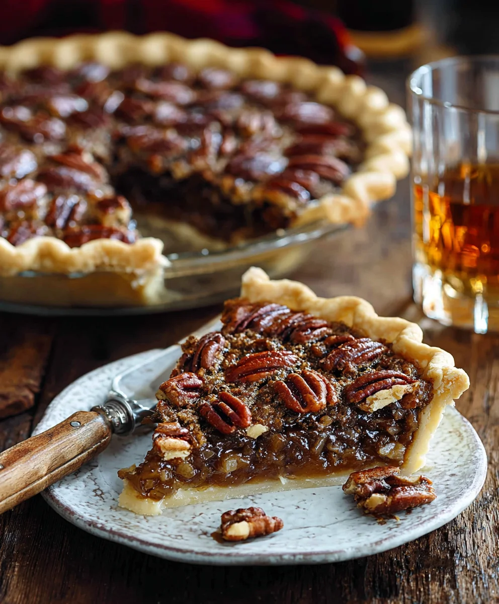 Tarte Pécan Fête des Pères : Arôme Bourbon Sans Alcool Irrésistible