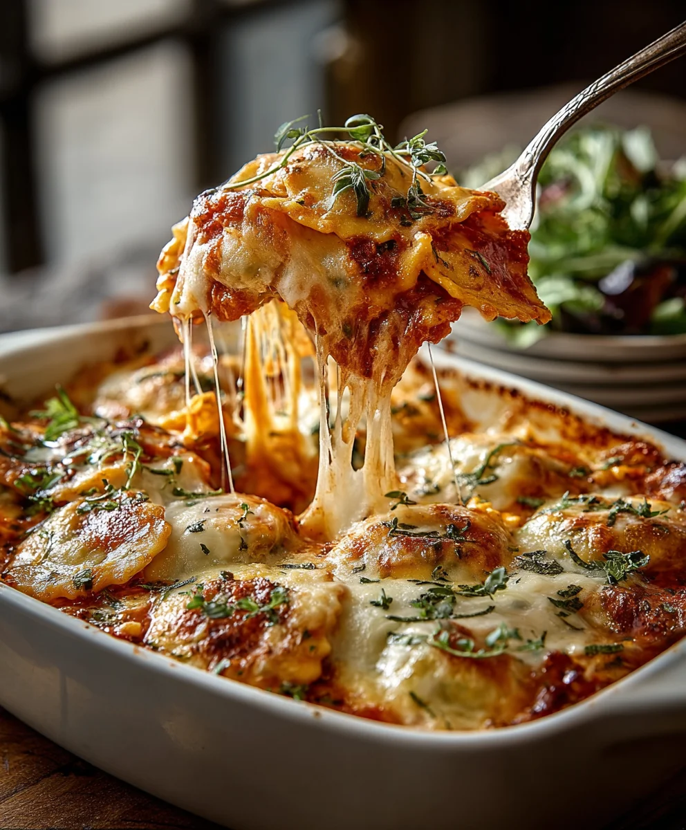 Gratin de Raviolis au Boeuf : Le Plat Familial Idéal