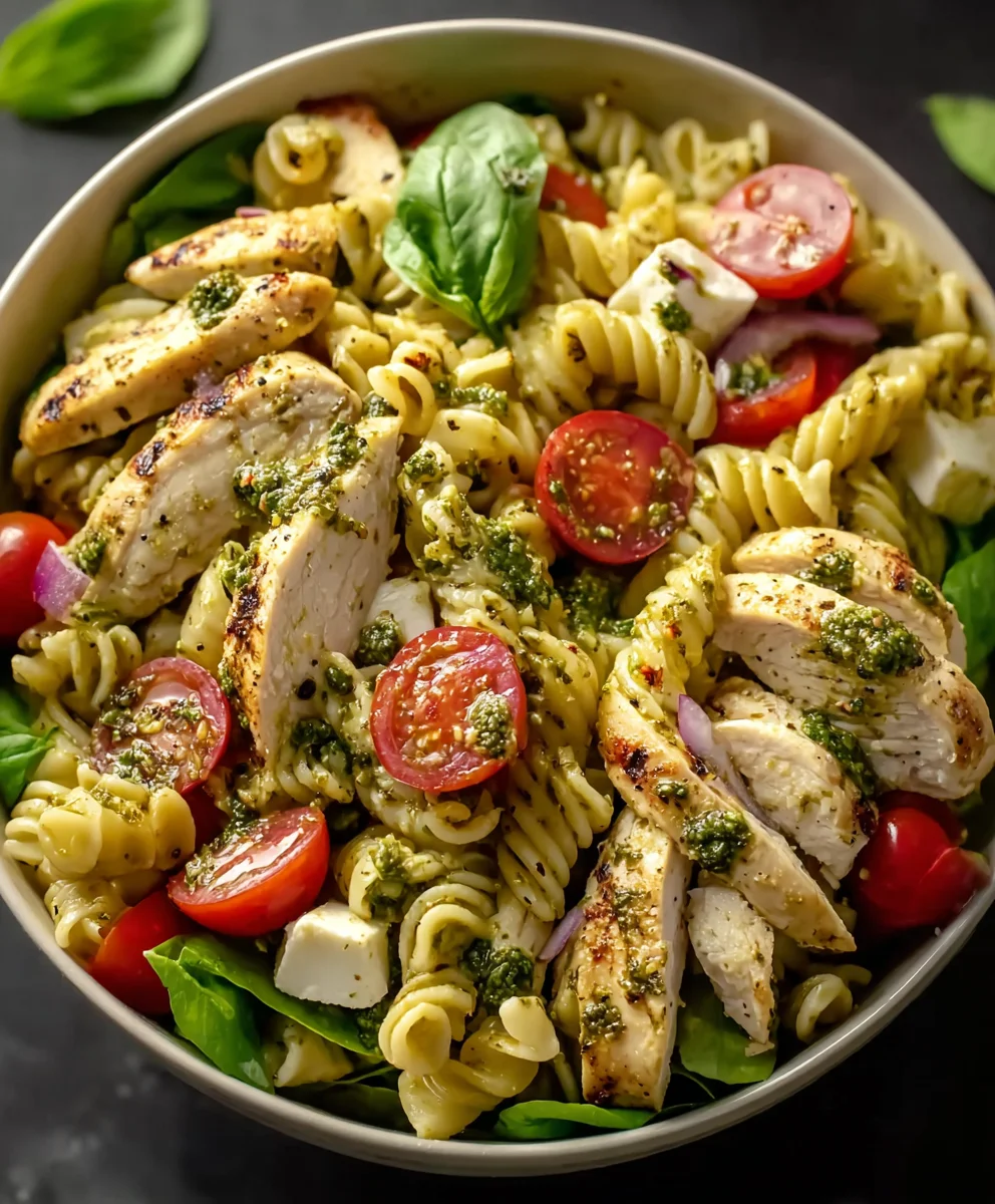 Salade Pâtes Poulet Pesto: La Recette Rapide & Rafraîchissante