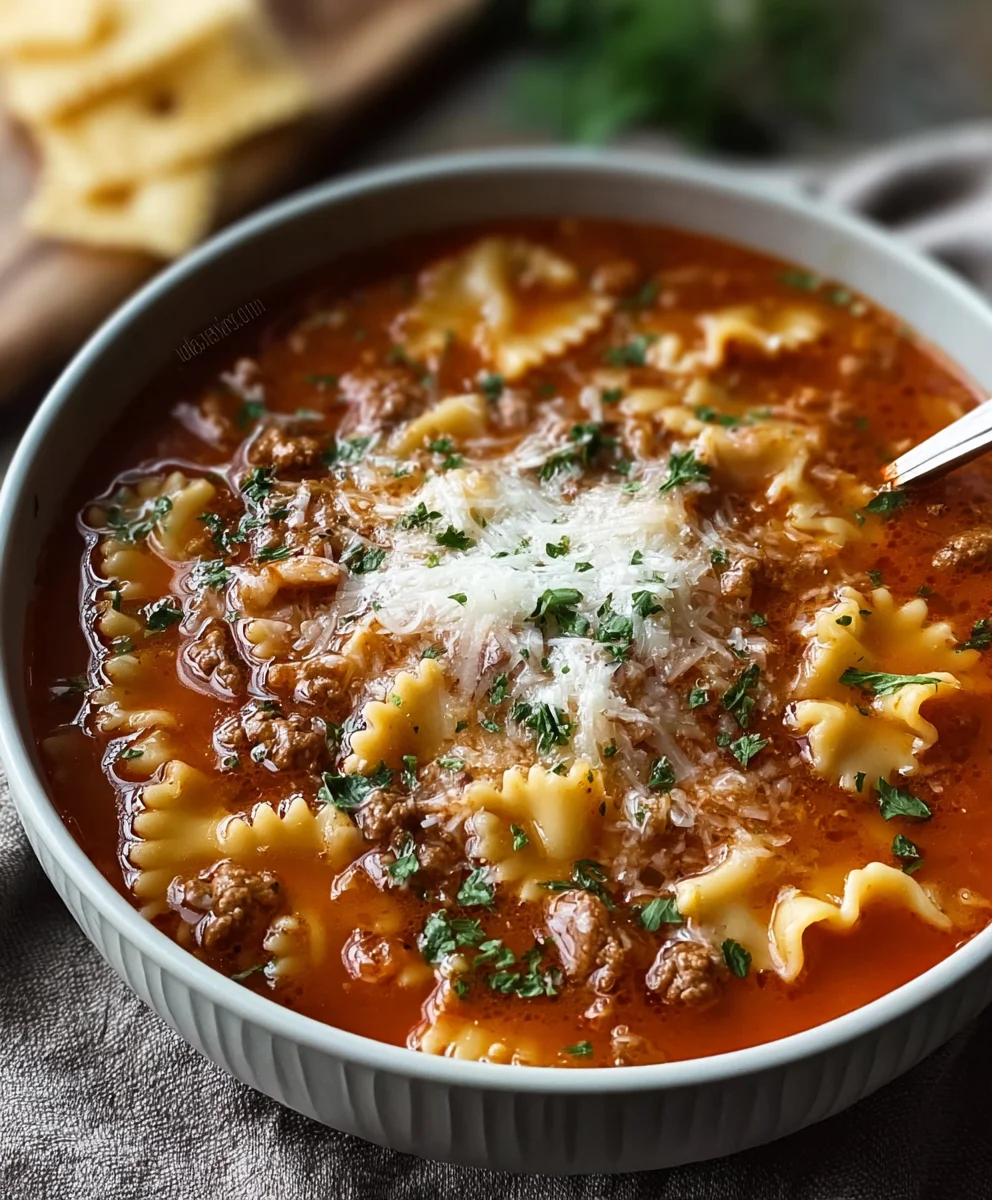 Soupe Lasagne Sans Gluten : Facile, Crémeuse et Délicieuse
