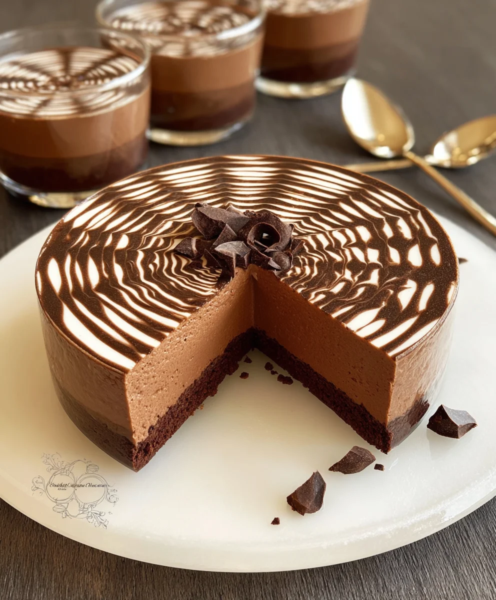 Mousse Zébrée Bi-Chocolat : Facile & Ultra-Gourmande