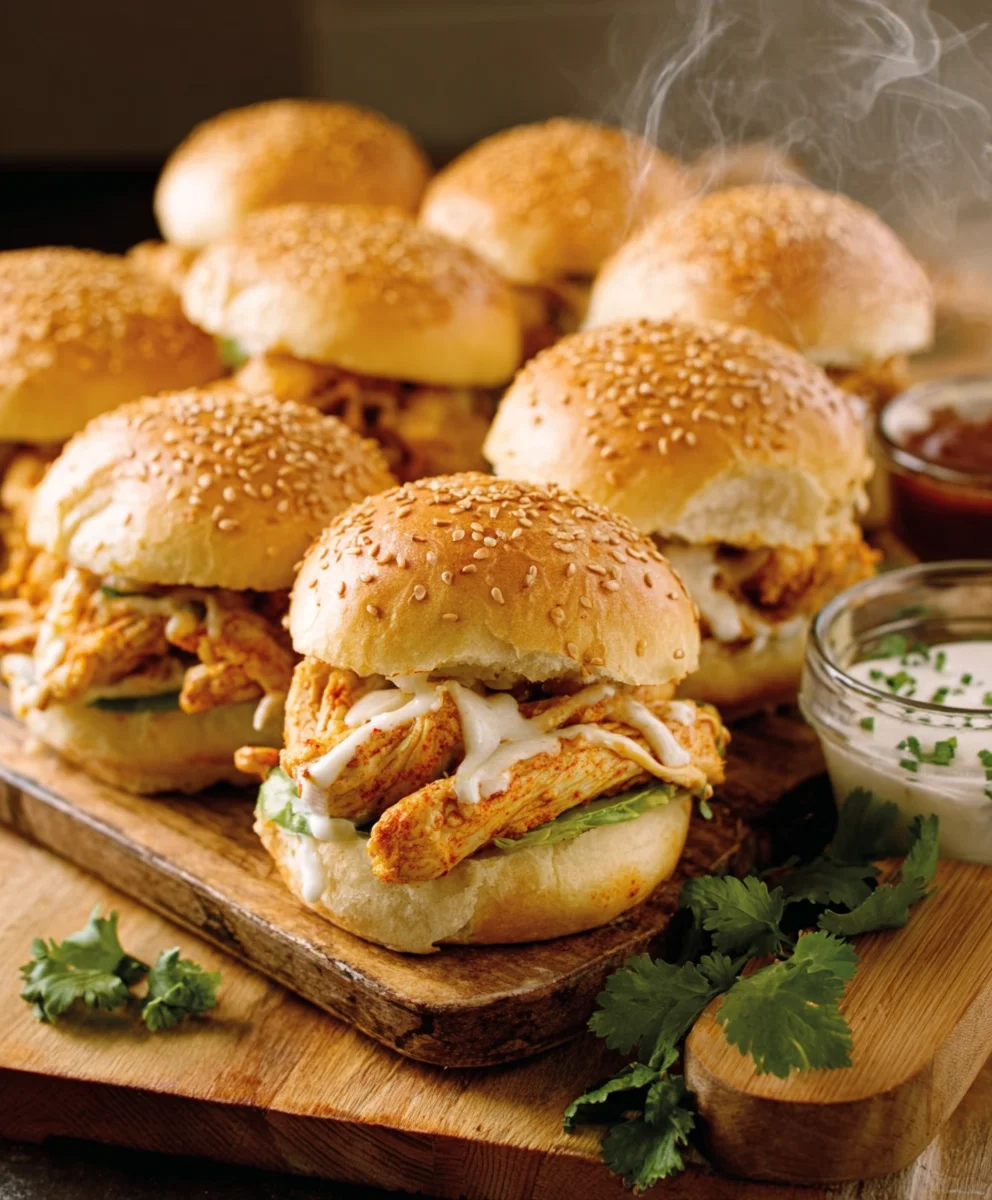 Buns Dynamite Fromagés au Poulet : Croustillants & savoureux