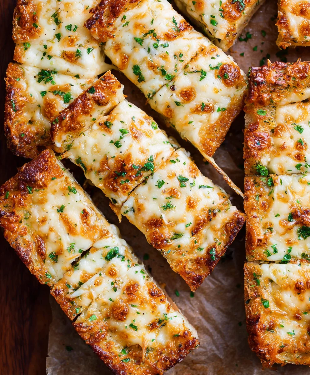 Pain à l'Ail Gratiné au Fromage : Le Meilleur, Moelleux et Doré