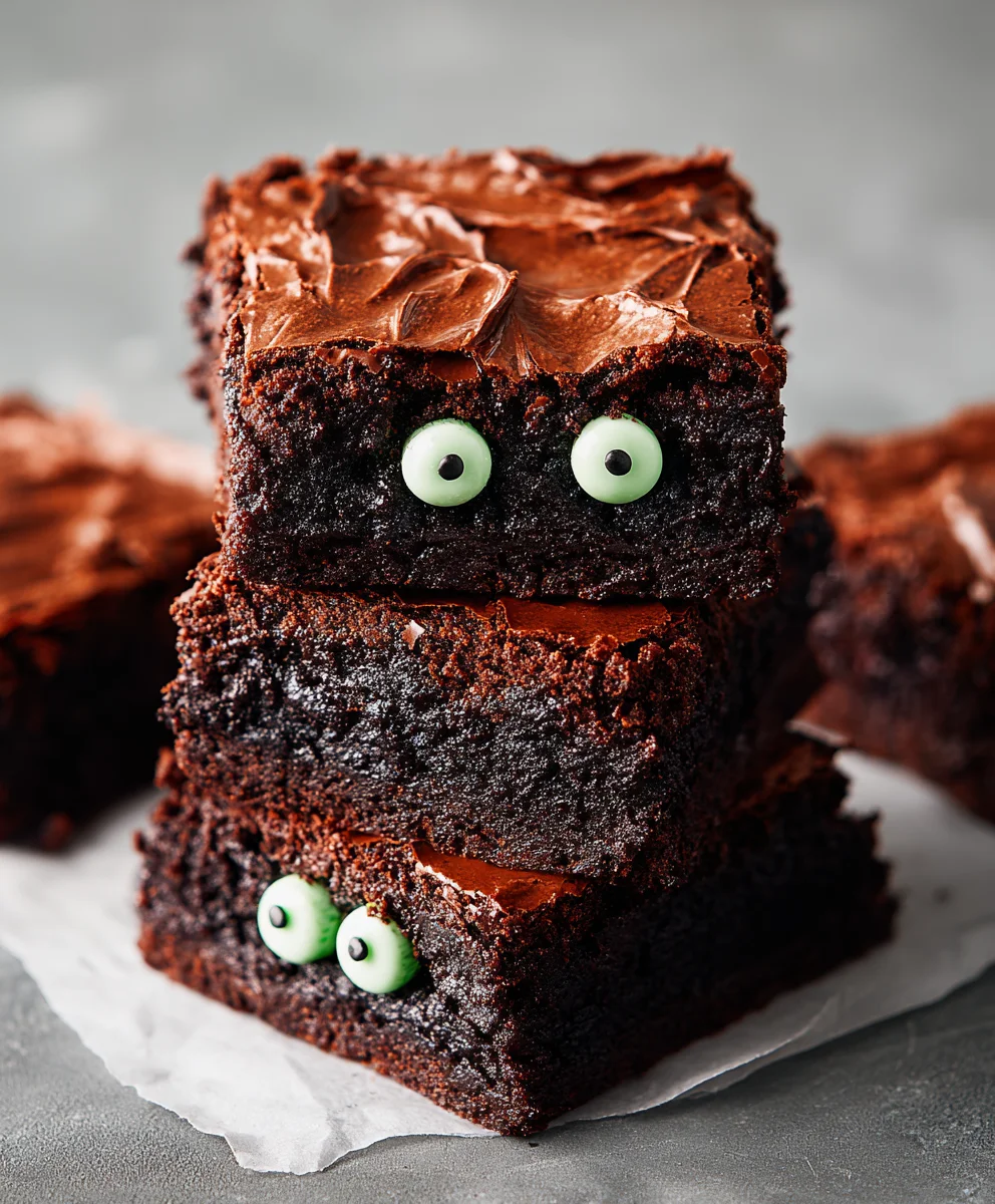Brownies d'Halloween : Recette Facile & Effrayante !