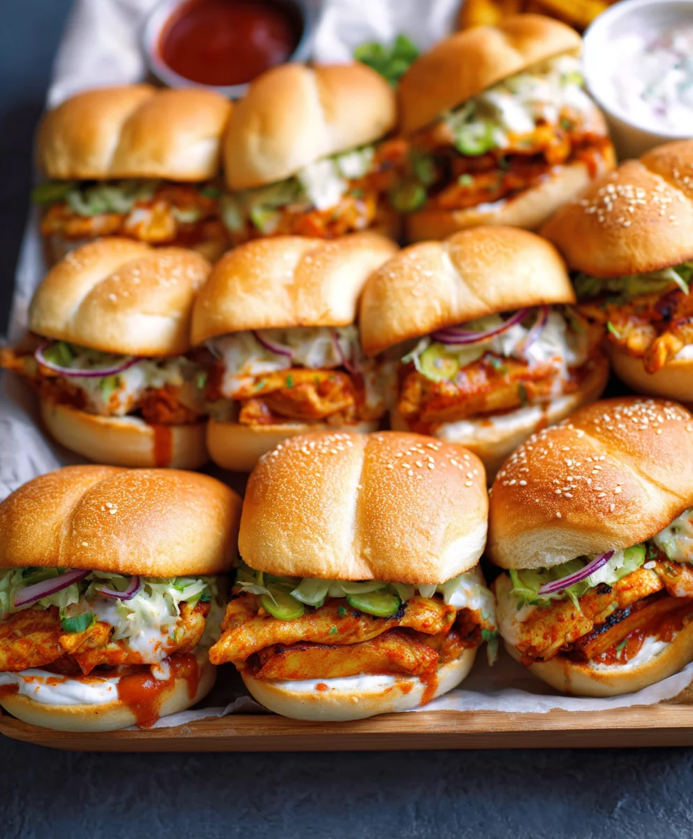 Buns Dynamite au Poulet & Fromage : Explosion de Saveurs!