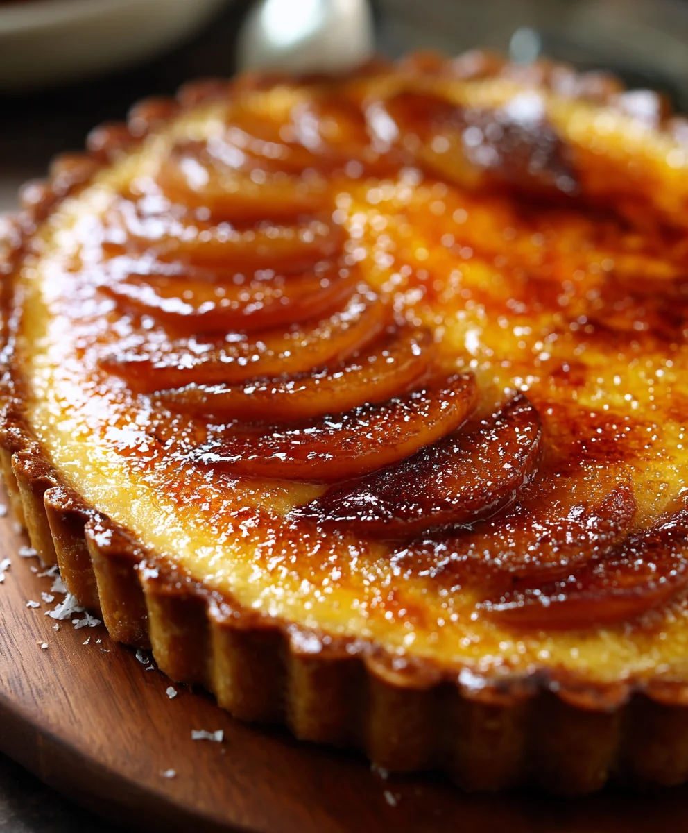 Tarte Aux Pommes Crème Brûlée: Croquant Caramel, Cœur Fondant