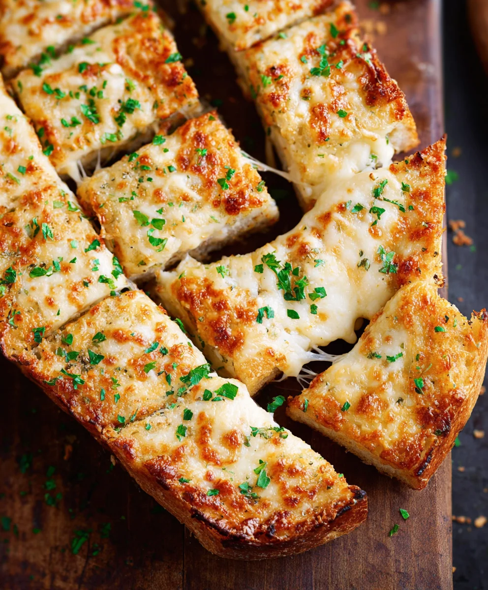 Pain à l'Ail Gratiné au Fromage : Le Meilleur, Moelleux et Doré
