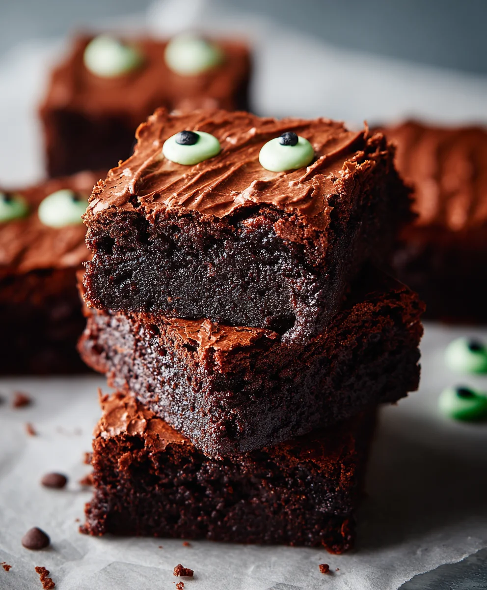 Brownies d'Halloween : Recette Facile & Effrayante !