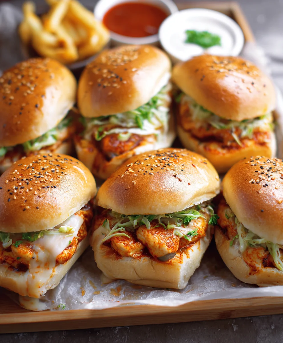 Buns Dynamite au Poulet & Fromage : Explosion de Saveurs!