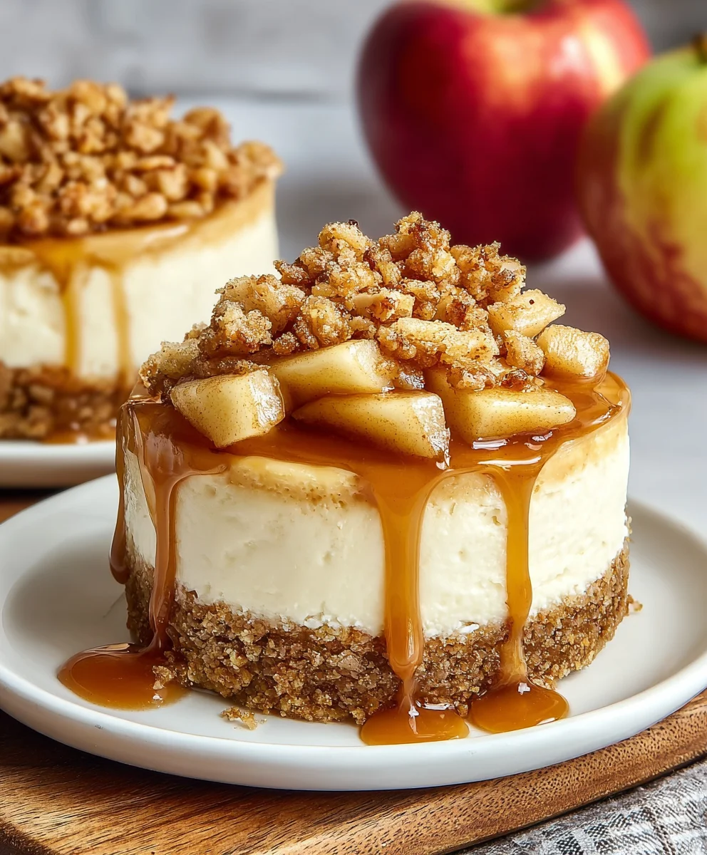 Cheesecakes Pomme-Crumble Irrésistibles : Un Délice Assuré !