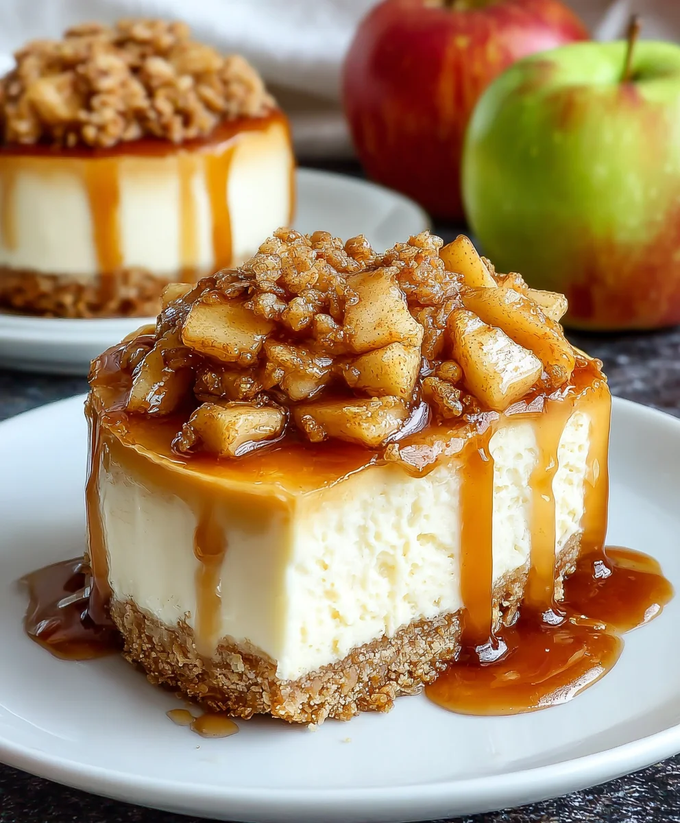 Cheesecakes Pomme-Crumble Irrésistibles : Un Délice Assuré !