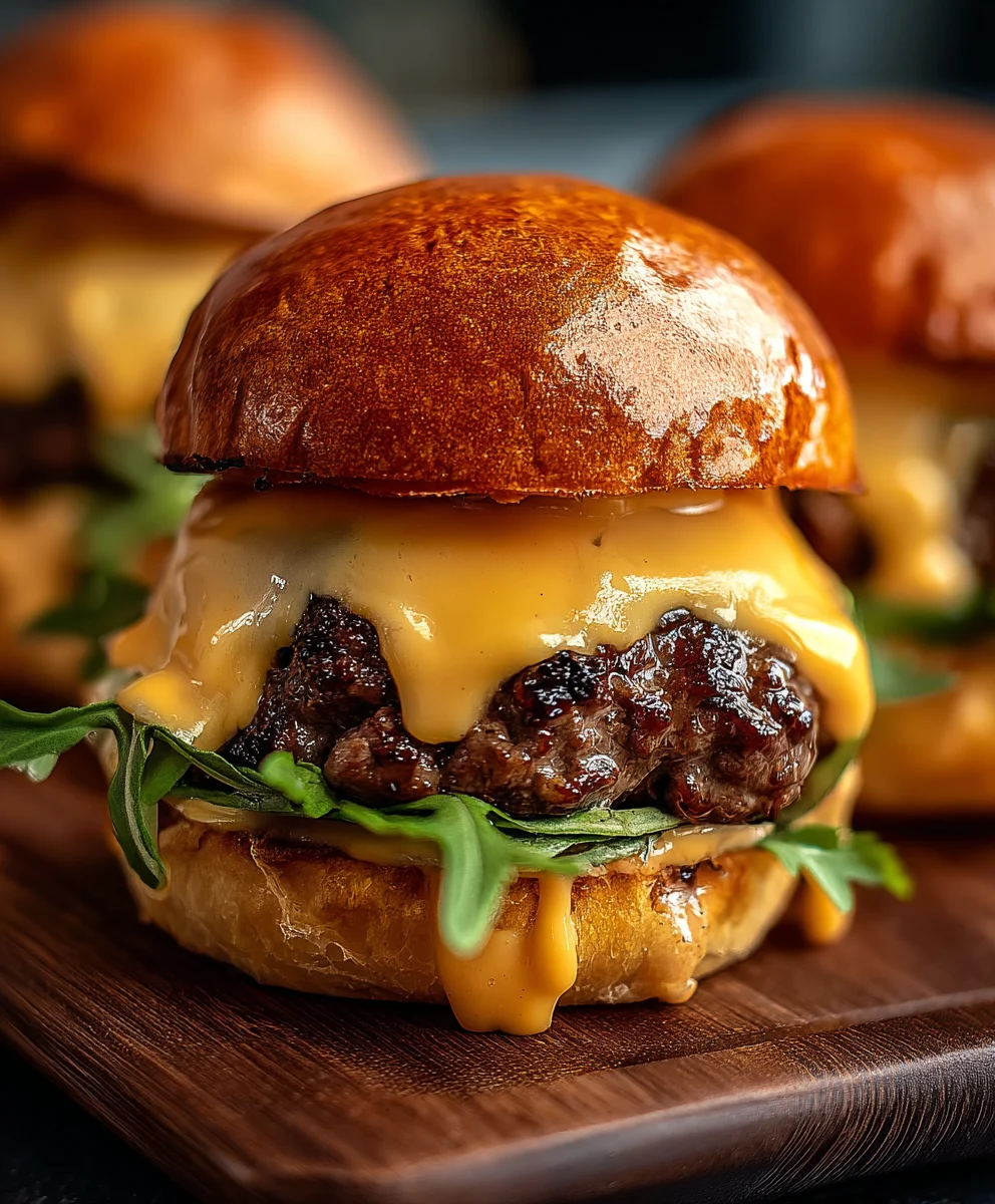 Sliders Bœuf Cheddar : La recette facile qui régale à coup sûr !