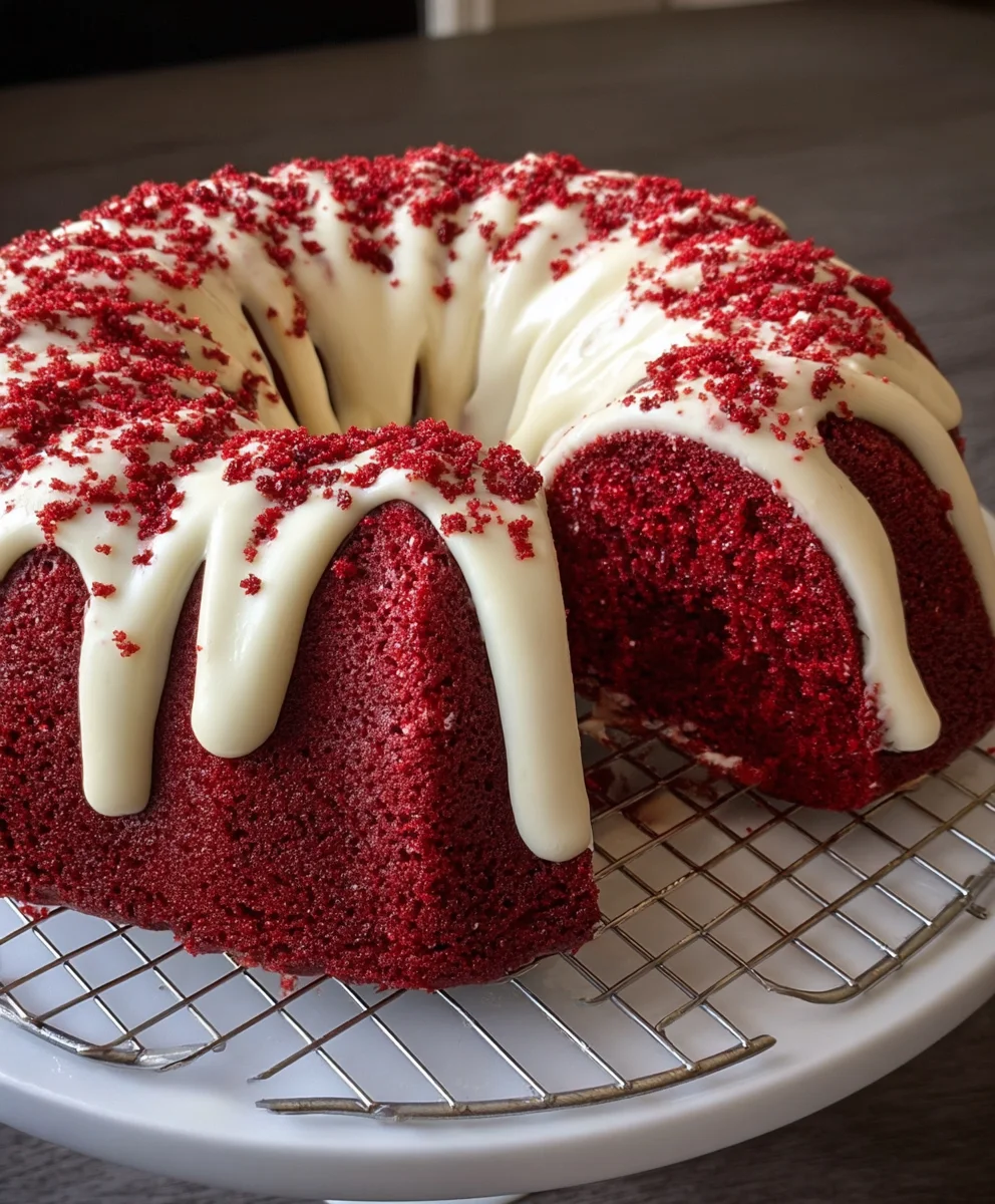 Bundt Cake Red Velvet Fondant & Crémeux au Cream Cheese