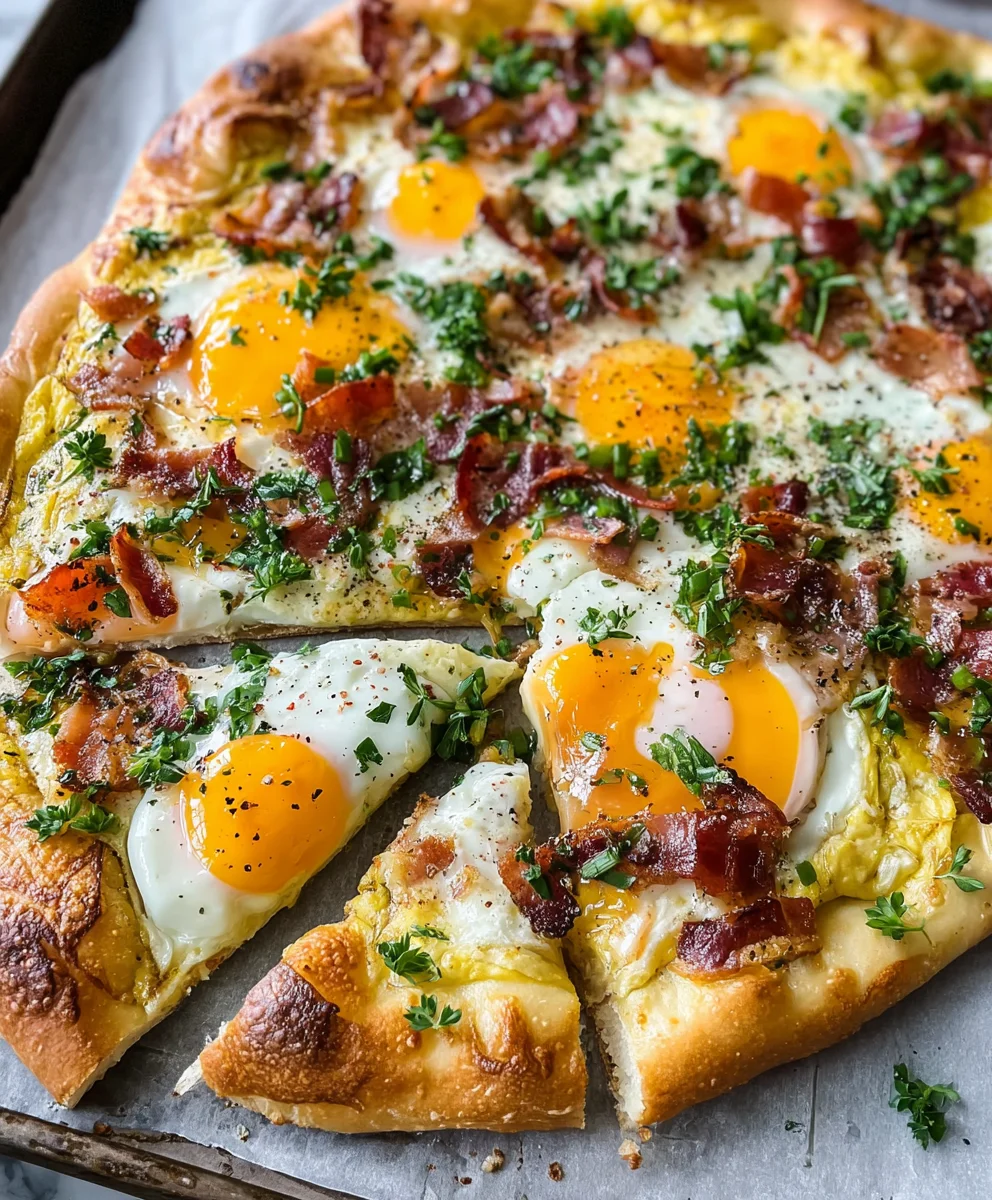 Pizza Petit Déjeuner Façon Brunch Facile & Rapide