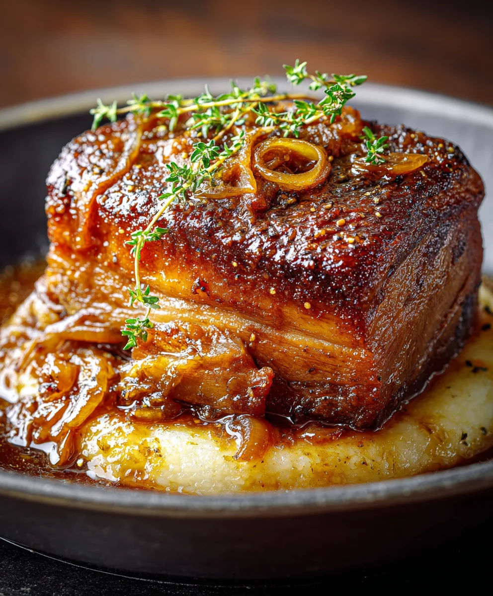 Bœuf Confit Bière et Érable : Recette Fondante et Réconfortante