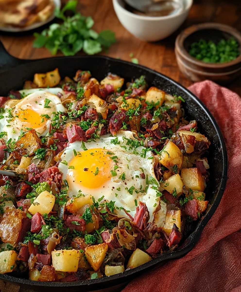 Recette de Corned Beef Hash Facile et Rapide