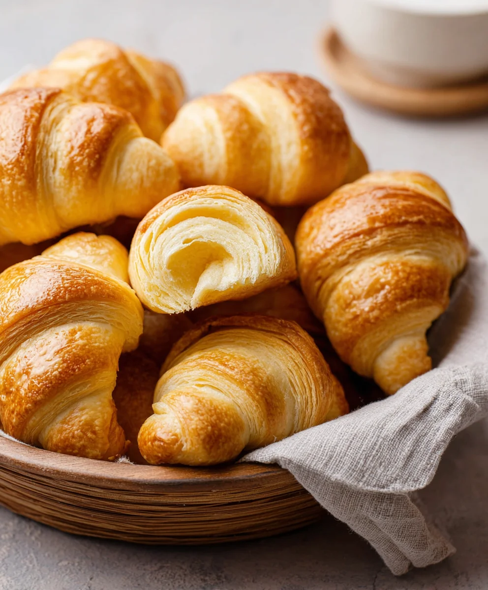 Petits pains croissants moelleux : Recette facile et rapide