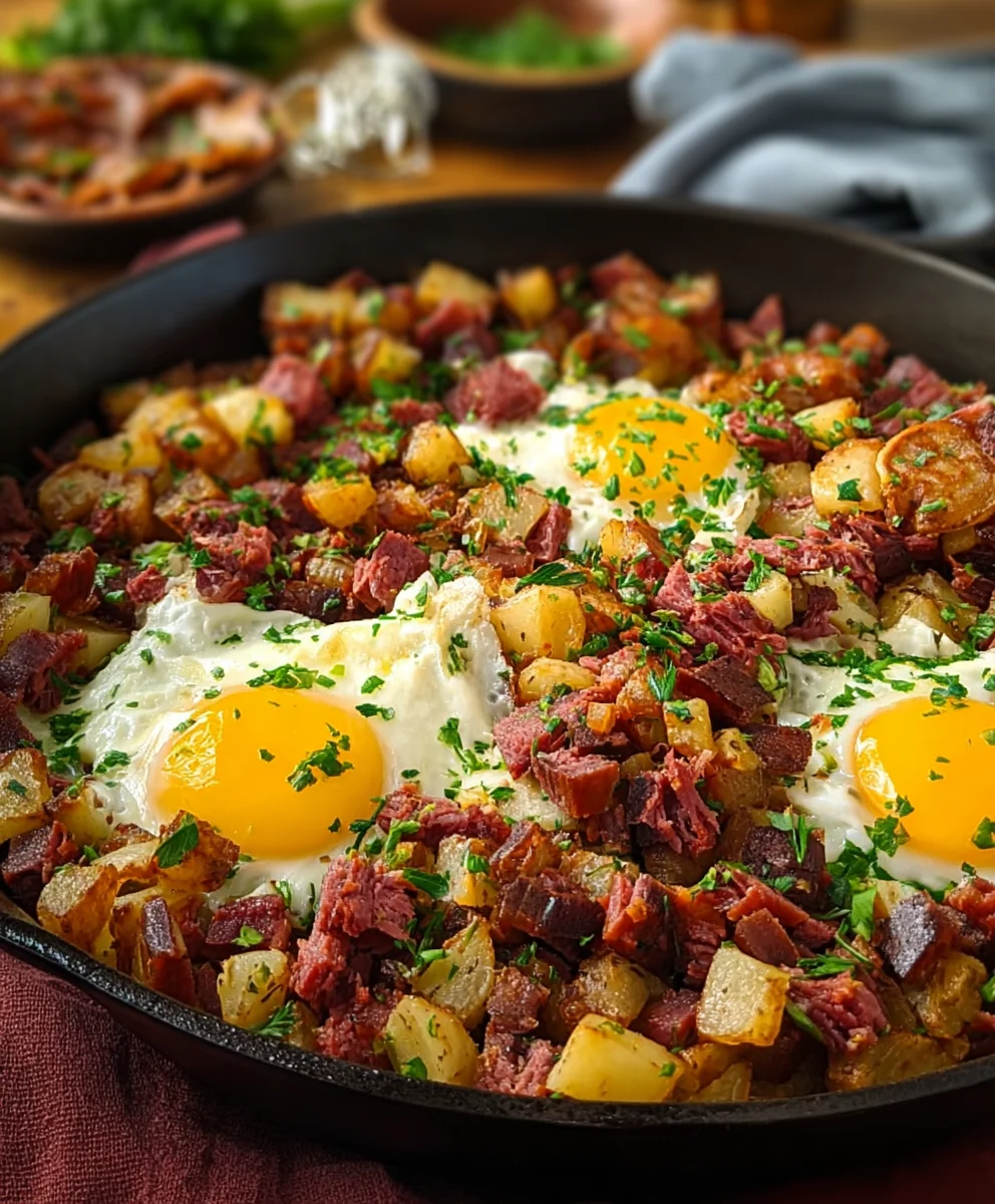 Recette de Corned Beef Hash Facile et Rapide